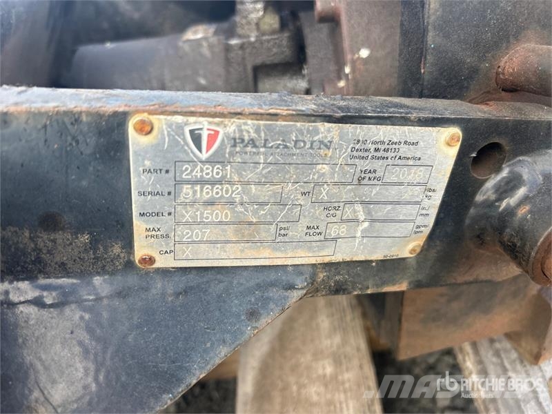PALADIN X1500 2 in Mini Skid Steer Auger Drills