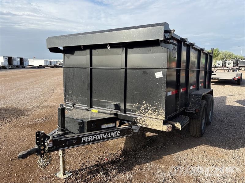Parker Trailers HD122 12 ft 1 in T/A Dump Utility Trailer Pašizgāzējs