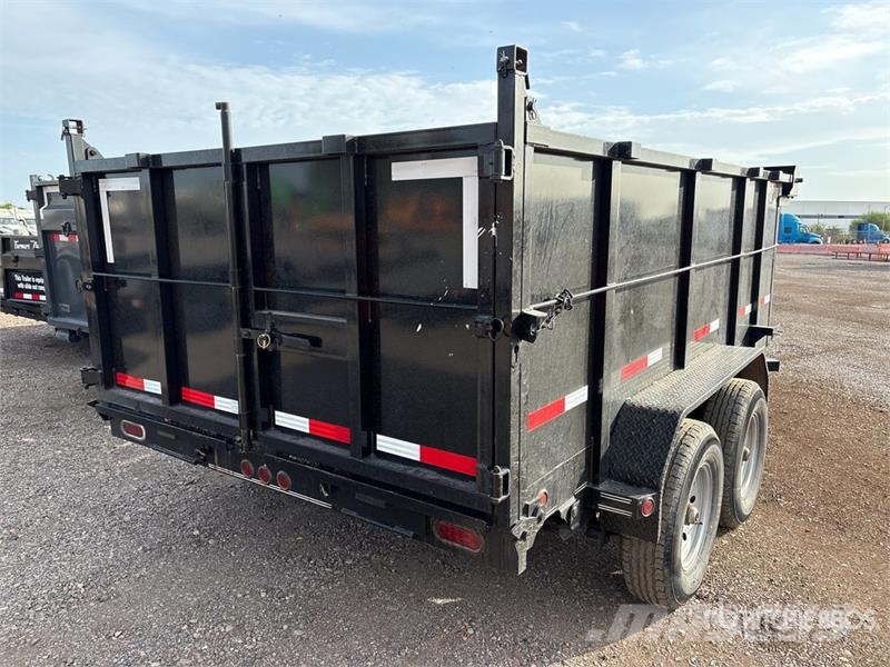 Parker Trailers HD122 12 ft 1 in T/A Dump Utility Trailer Pašizgāzējs