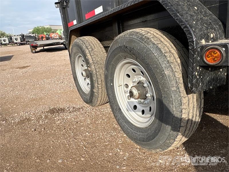 Parker Trailers HD122 12 ft 1 in T/A Dump Utility Trailer Pašizgāzējs
