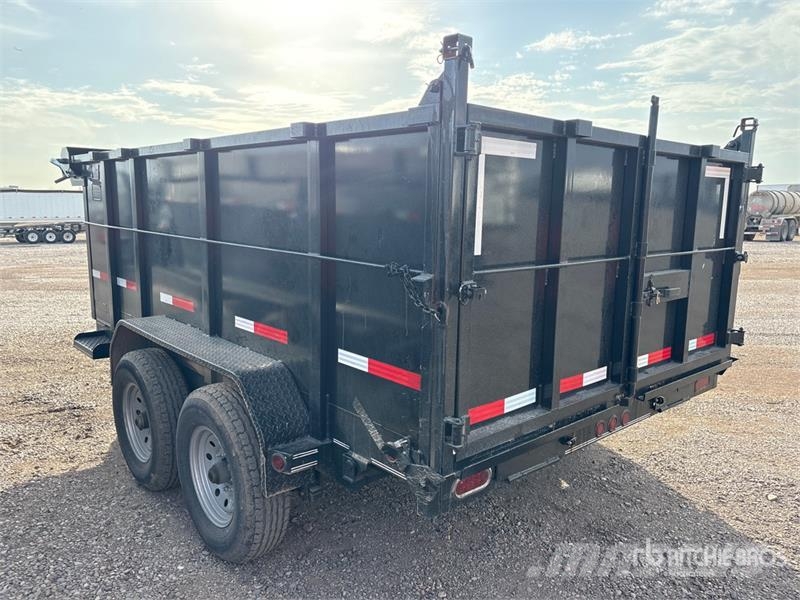Parker Trailers HD122 12 ft 1 in T/A Dump Utility Trailer Pašizgāzējs