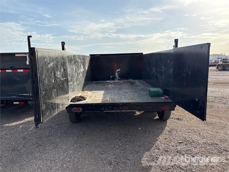 Parker Trailers HD122 12 ft 1 in T/A Dump Utility Trailer Pašizgāzējs