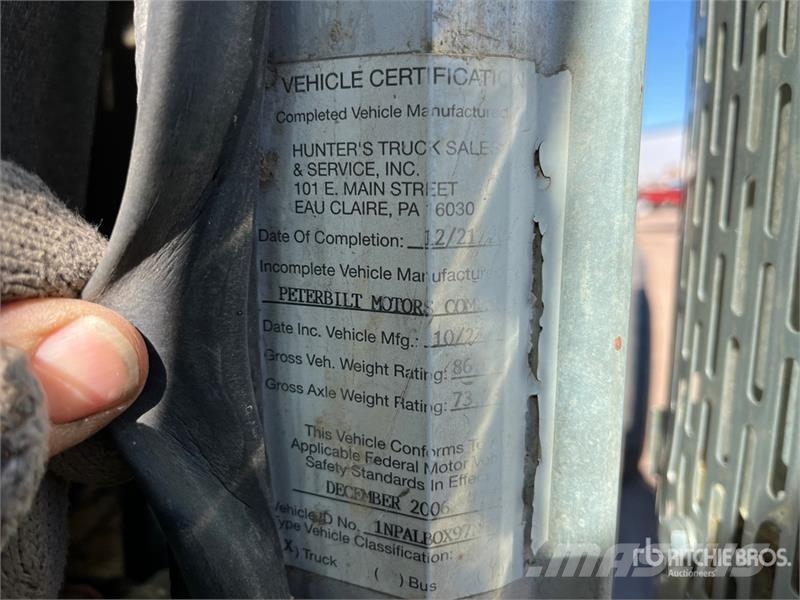 Peterbilt 357 Kabine i unutrašnjost