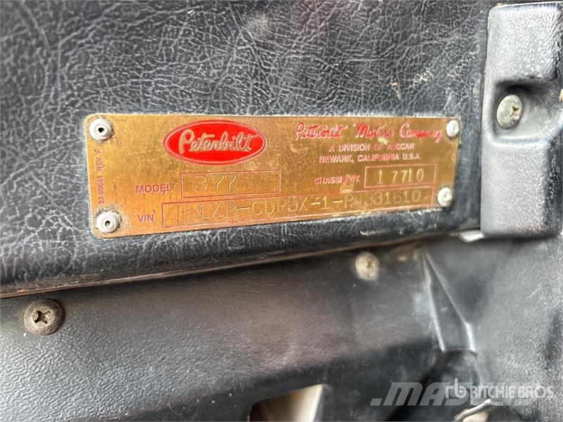 Peterbilt 377 Kipper