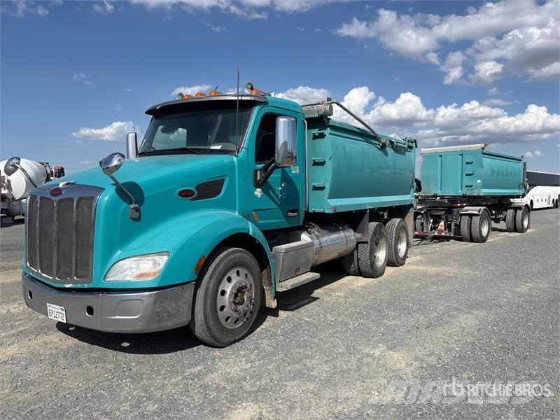 Peterbilt 579 6x4 T/A Dump Truck Pašizgāzējs
