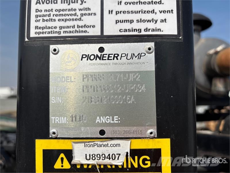 Pioneer Pump PP66S12L71-UP2 Water Pump Vandpumper