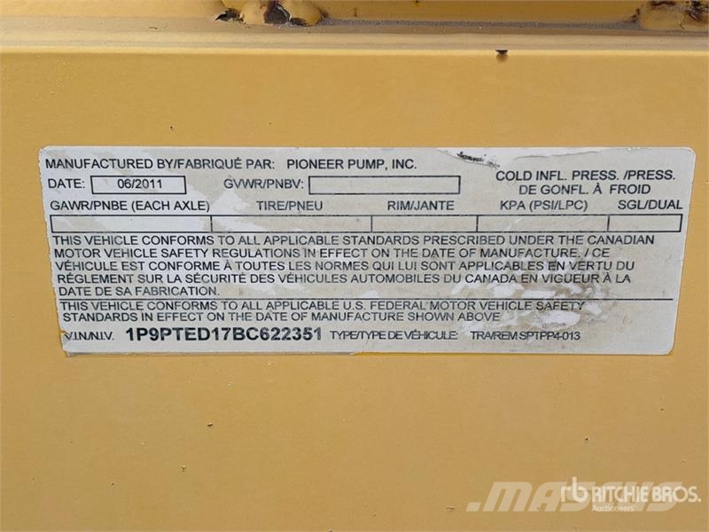 Pioneer Trailer-Mounted Water Pump Bombas de agua