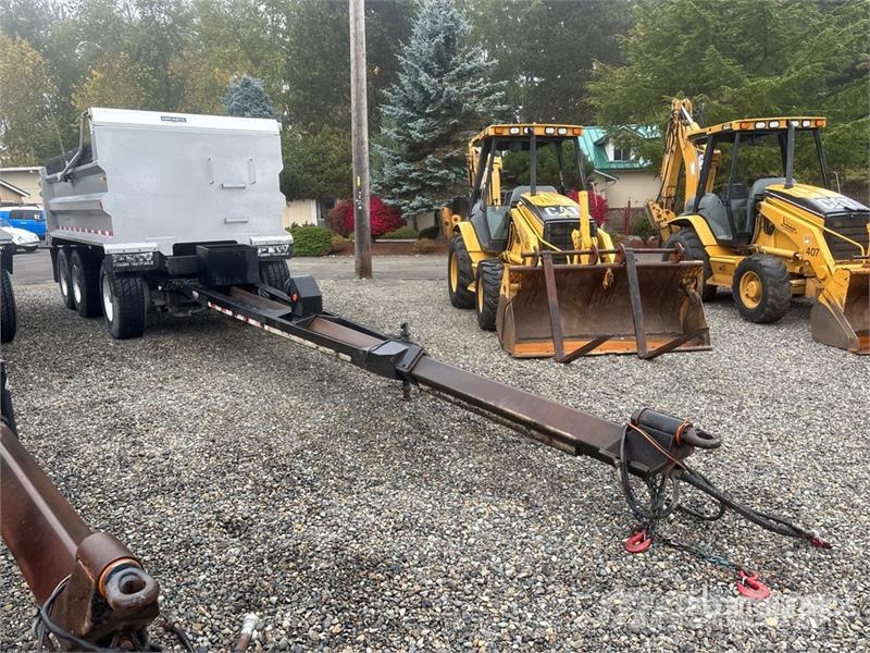 Pioneer Truckweld 15 ft 6 in Tri/A Turntable Pup Dump Trai Tipphengere