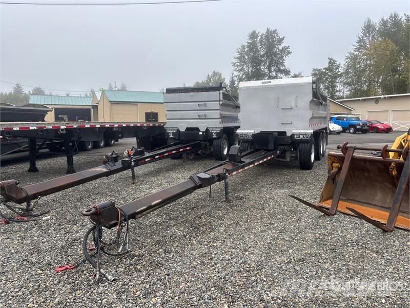 Pioneer Truckweld 15 ft 6 in Tri/A Turntable Pup Dump Trai Tipphengere