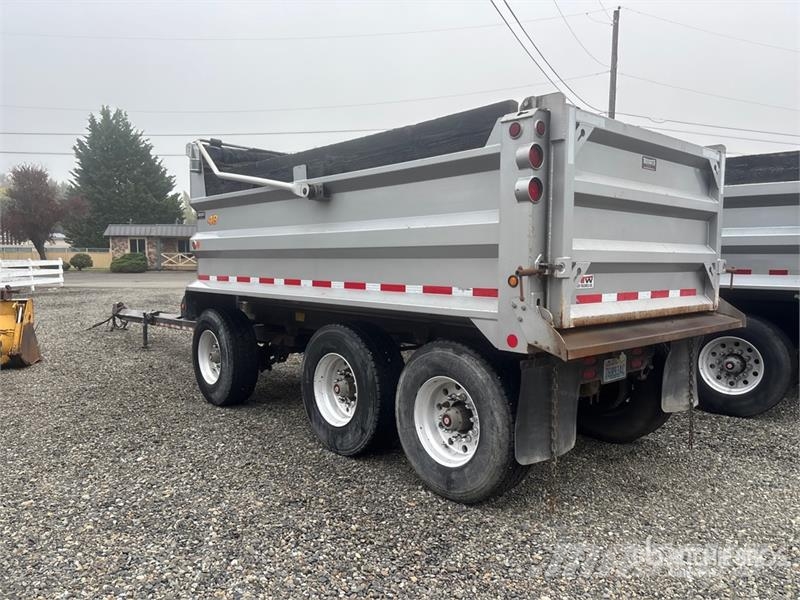 Pioneer Truckweld 15 ft 6 in Tri/A Turntable Pup Dump Trai Tipphengere