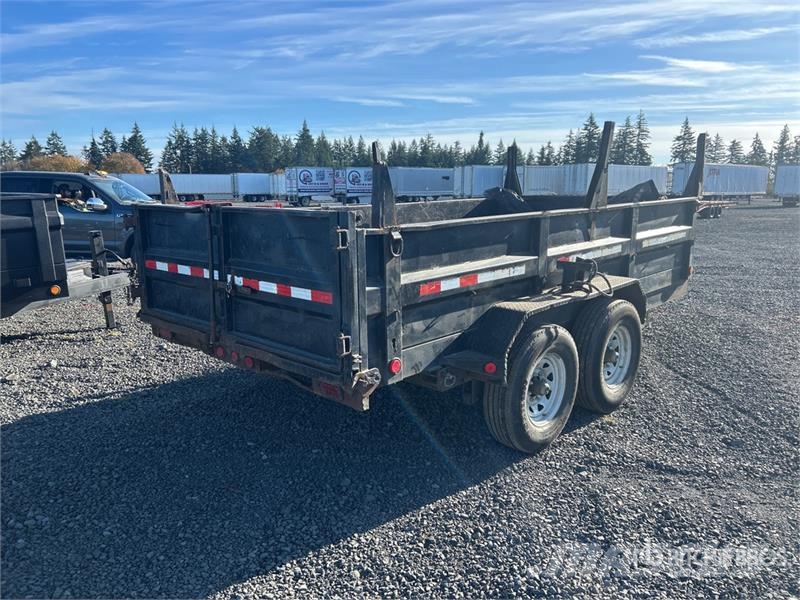 PJ 14 ft T/A Dump Utility Trailer 自卸拖车