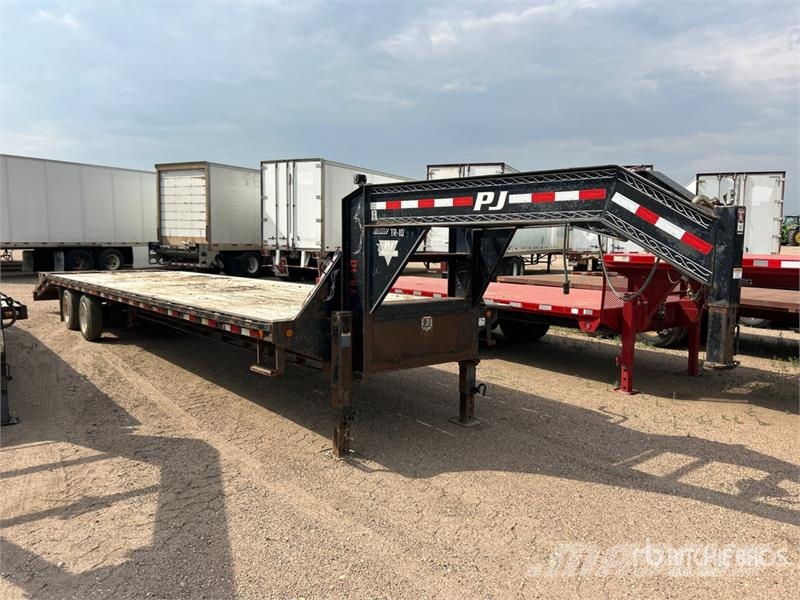 PJ 35 ft T/A Gooseneck Equipment Trailer Oprijwagen