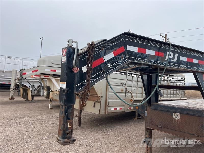 PJ 35 ft T/A Gooseneck Equipment Trailer Oprijwagen