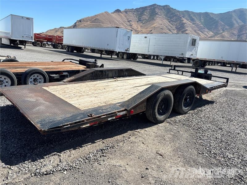 PJ Trailers Trailers 14060 lb 20 ft T/A Tilt Deck Tra Plataformas bajas