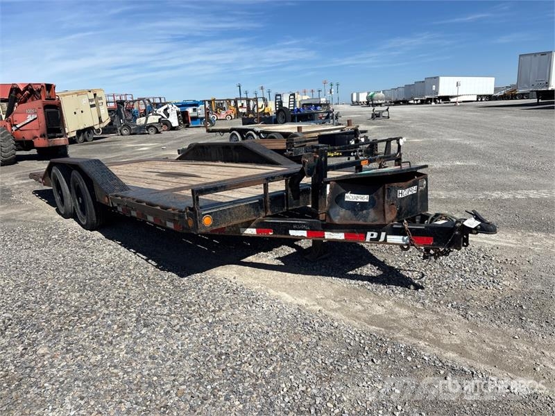 PJ Trailers Trailers 14060 lb 20 ft T/A Tilt Deck Tra Plataformas bajas