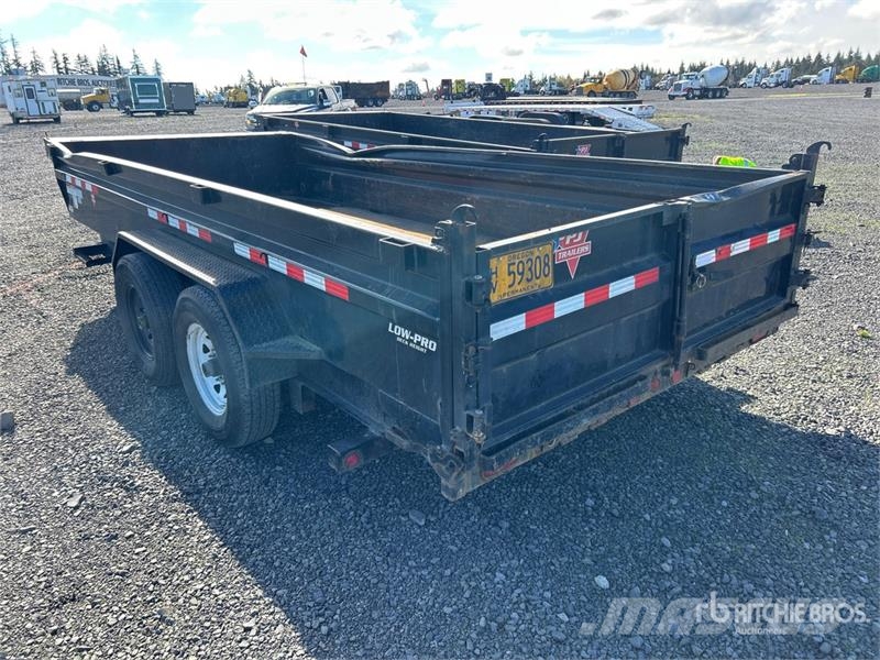 PJ Trailers Trailers 16 ft T/A Dump Utility Trailer Самоскиди