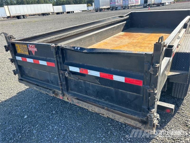 PJ Trailers Trailers 16 ft T/A Dump Utility Trailer Самоскиди