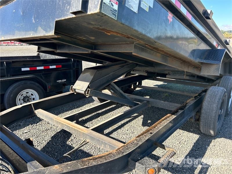 PJ Trailers Trailers 16 ft T/A Dump Utility Trailer Самоскиди