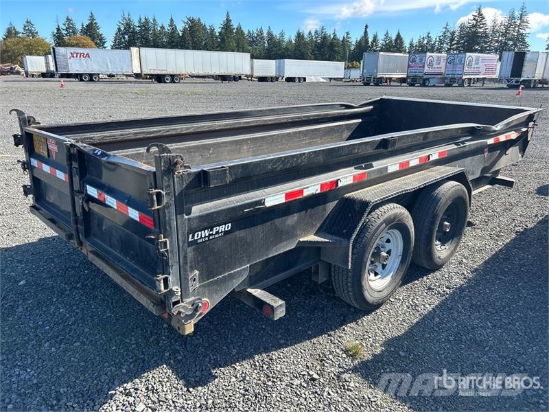 PJ Trailers Trailers 16 ft T/A Dump Utility Trailer Самоскиди