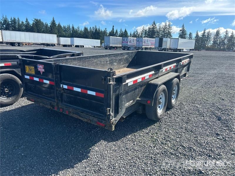 PJ Trailers Trailers 16 ft T/A Dump Utility Trailer Самоскиди