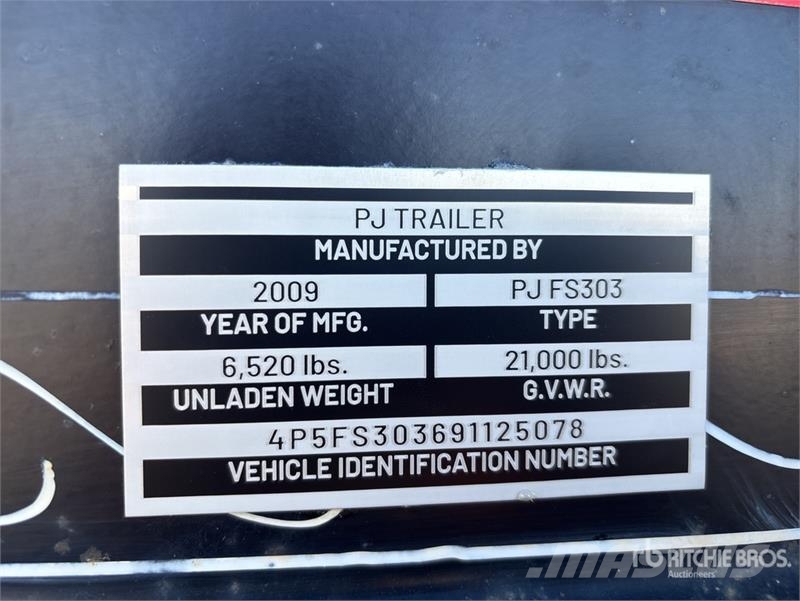 PJ Trailers Trailers 29 ft Tri/A Gooseneck Equipment Ремаркета за превоз на автомобили