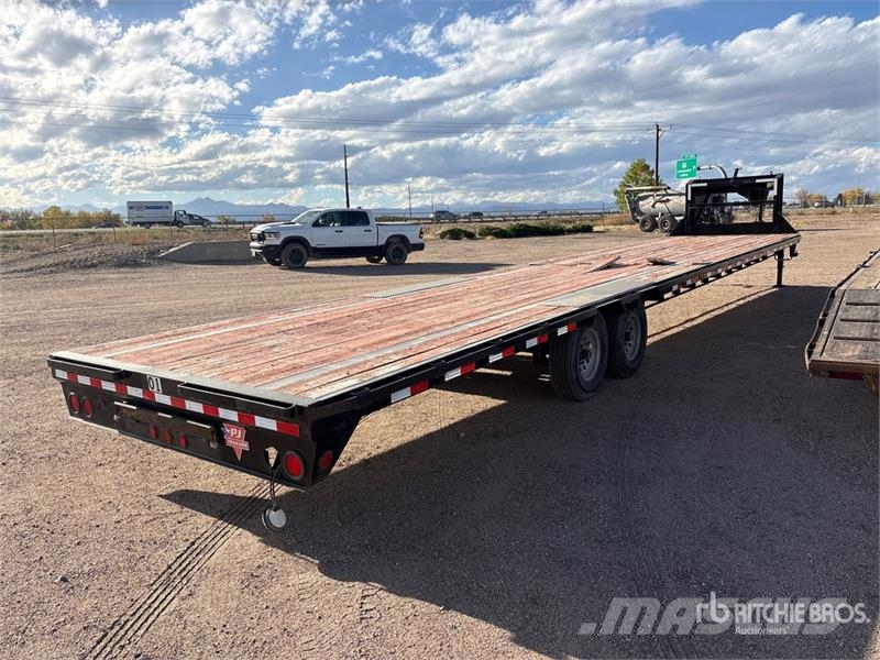 PJ Trailers Trailers 40 ft T/A Gooseneck Flatbed Trai 平板式/側卸式拖車