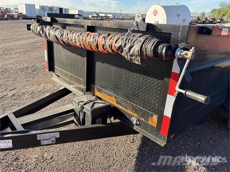  Polestar Trailers DT81226 12 ft T/A Dump Utility T Pašizgāzējs