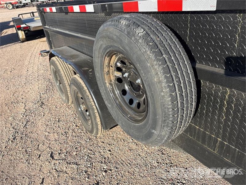  Polestar Trailers DT81226 12 ft T/A Dump Utility T Pašizgāzējs