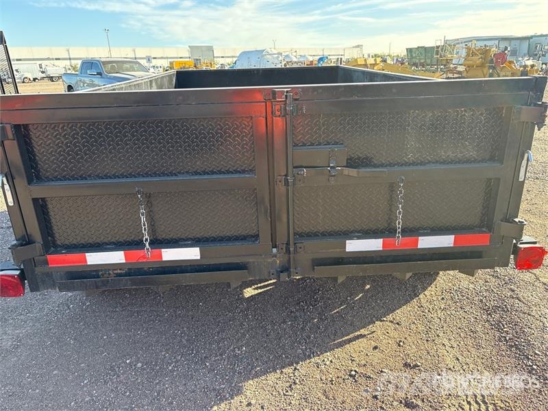  Polestar Trailers DT81226 12 ft T/A Dump Utility T Pašizgāzējs