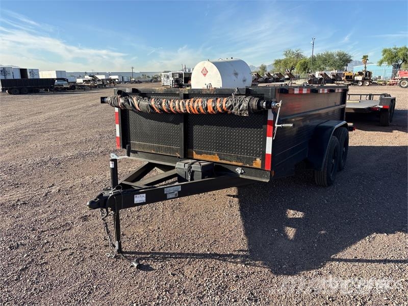  Polestar Trailers DT81226 12 ft T/A Dump Utility T Pašizgāzējs