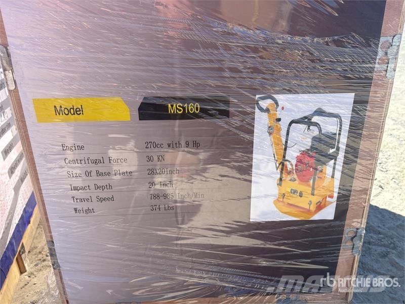 Powertek MS160 Vibratory Plate Compactor (Unused) Trilmachines