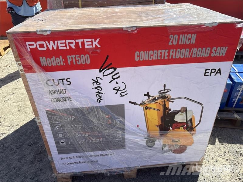 Powertek PT500 20 in Walk-Behind Saw 製材機械