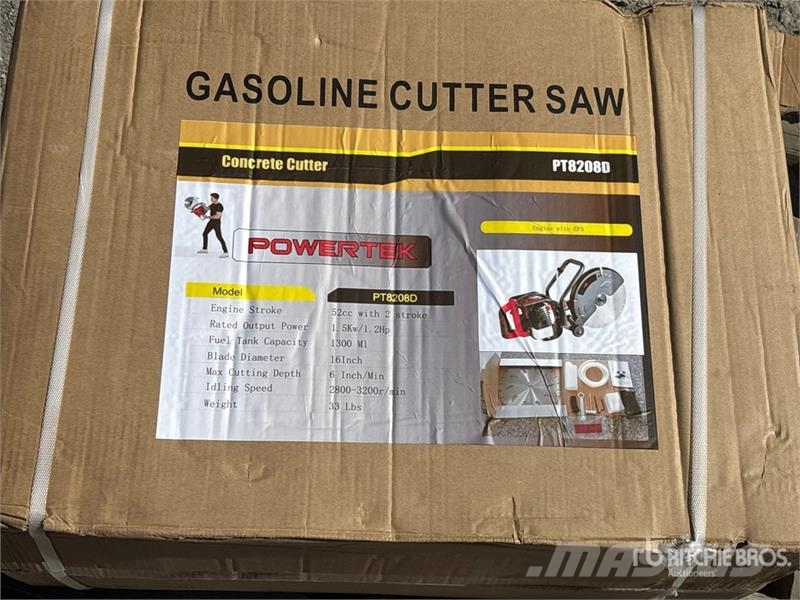 Powertek PT8208D Cut-Off Saw (Unused) Otros componentes