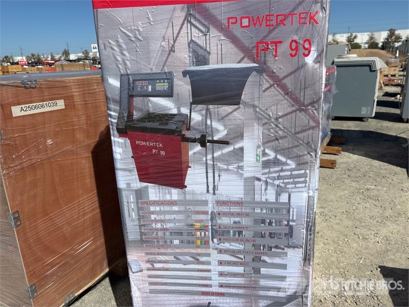 Powertek PT99 Wheel Balancer (Unused) Otros componentes