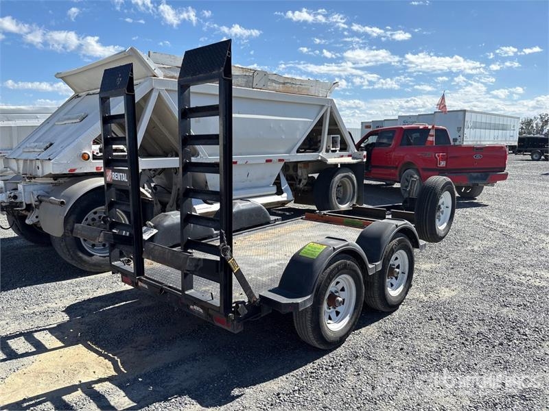 Pratt CP0510 10 ft T/A Equipment Trailer Auto pārvadāšanas treileri