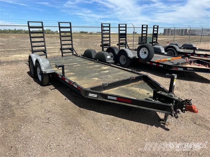 Pratt CP0614 14 ft T/A Equipment Trailer Biltransporter henger
