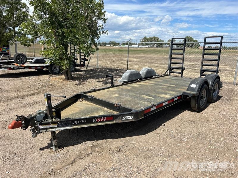 Pratt CP0614 14 ft T/A Equipment Trailer Biltransporter henger