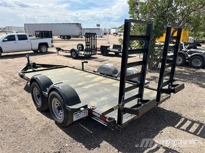 Pratt CP0614 14 ft T/A Equipment Trailer Biltransporter henger