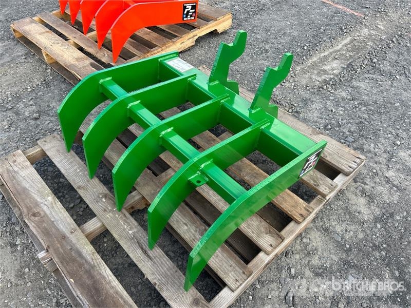 Precision Husky Fabrication 31 in Excavator Rake - Fits John Deere Kombine tirmiklar