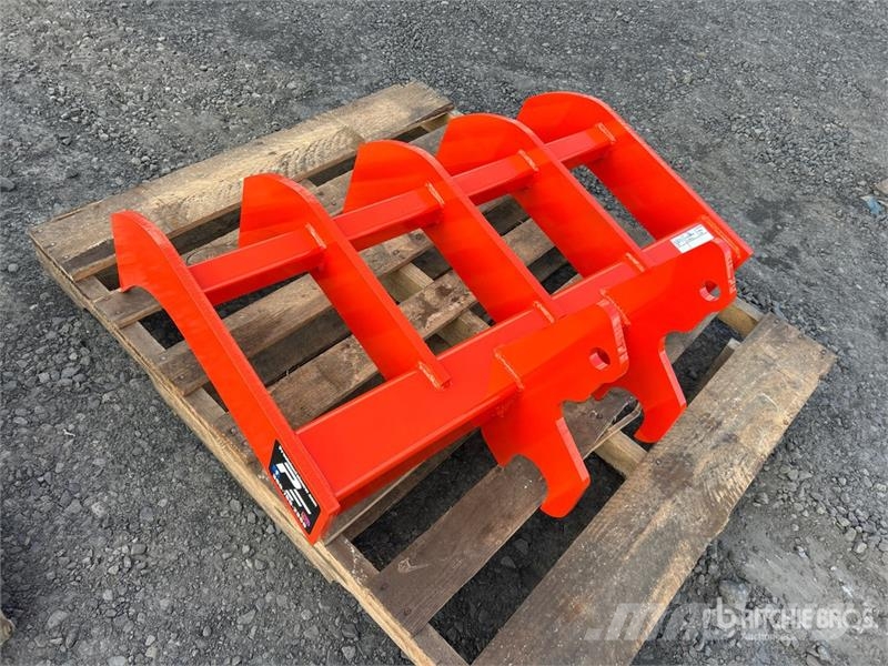 Precision Husky Fabrication 36 in Excavator Rake (Unused) テッダー・テッダーレーキ