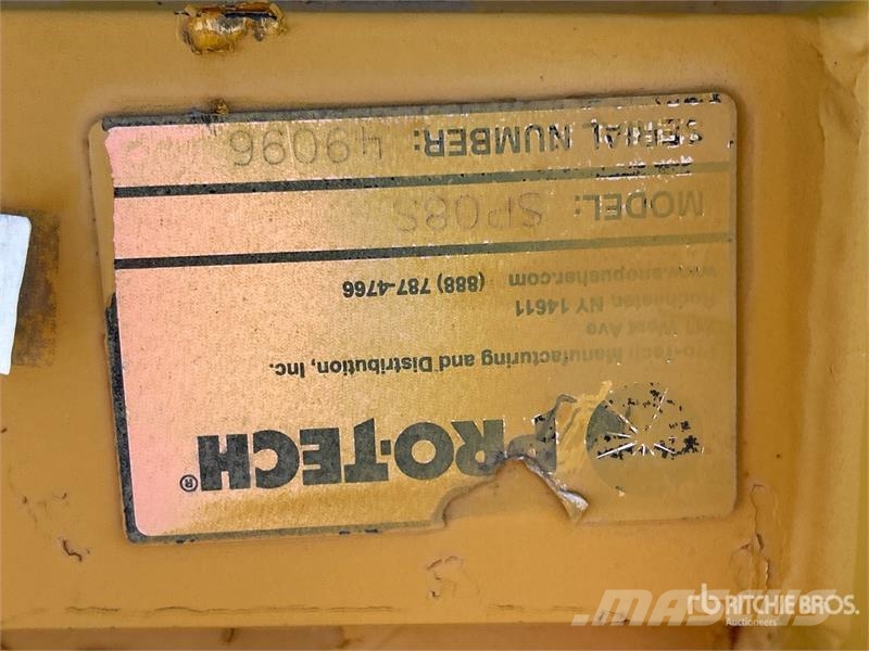 Pro-tech SP08S 96 in Skid Steer Snow Pusher 제설 블레이드 및 제설기