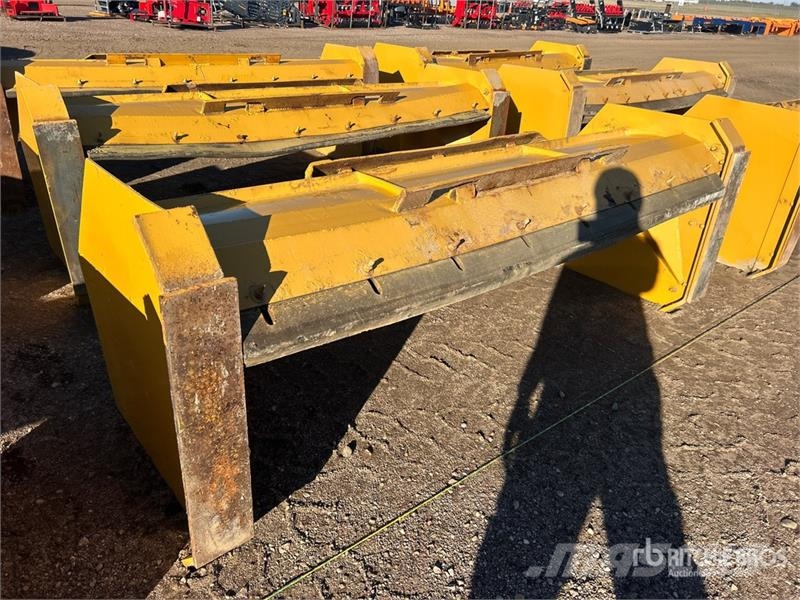 Pro-tech SP08S 96 in Skid Steer Snow Pusher 제설 블레이드 및 제설기