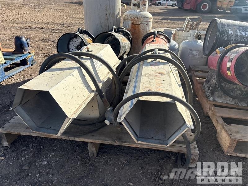 Propane heaters, 5 propane tanks Muud põllumajandusmasinad