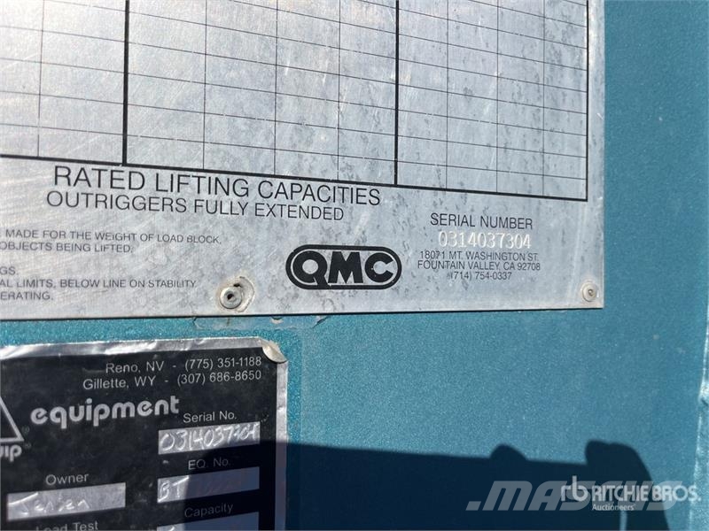 QMC 5030R Truck Mounted Boom Otros componentes