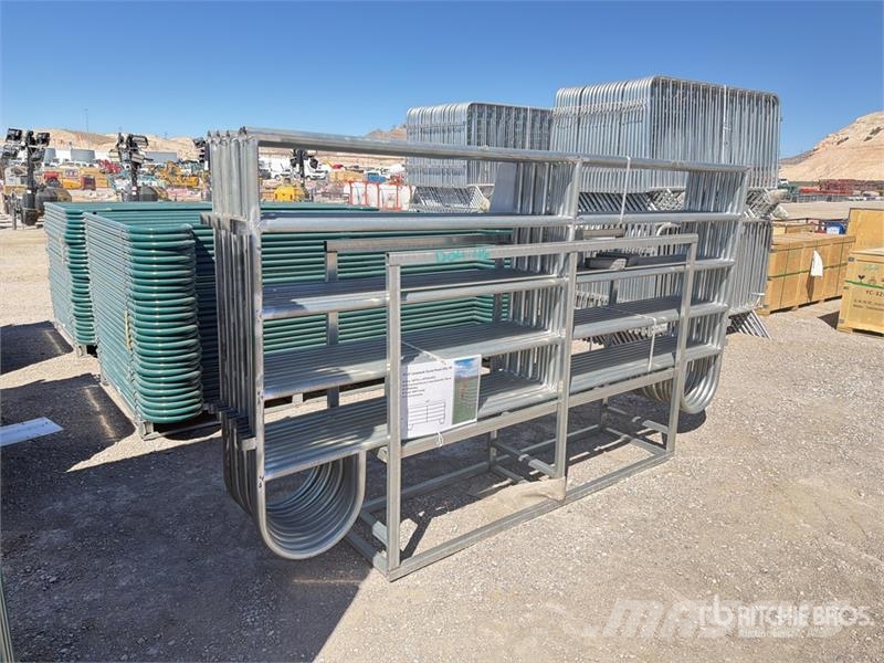 Quantity of (10) 10 ft x 5 ft Corral Livestock Pan Weitere Viehgeräte