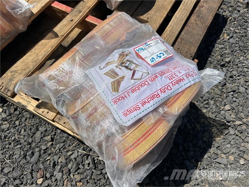 Quantity of (10) 2.4 in x 33 ft Yellow Heavy Duty Other components
