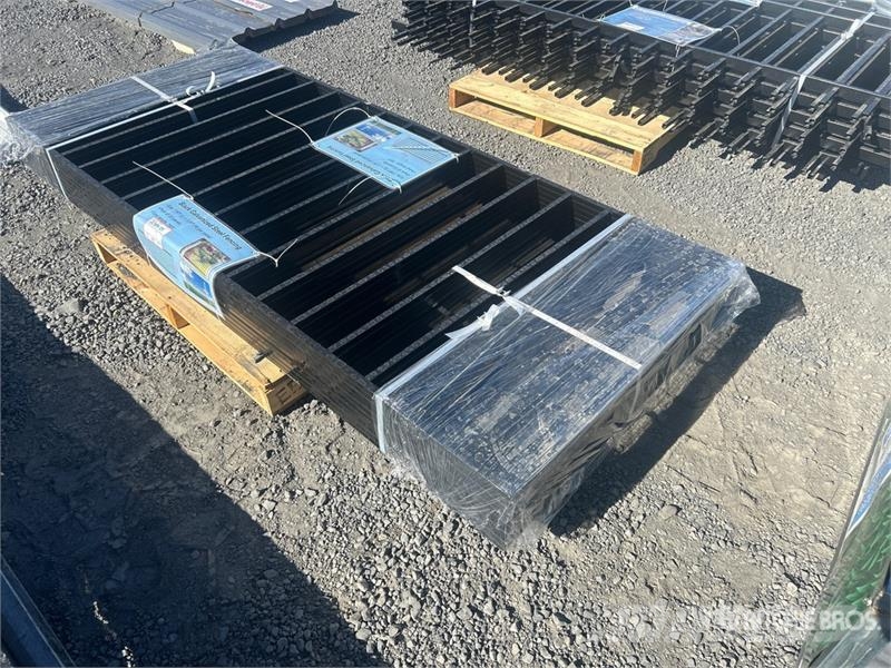 Quantity of (10) 7 ft 10 in x 3 ft 3 in Galvanized Fencing equipment