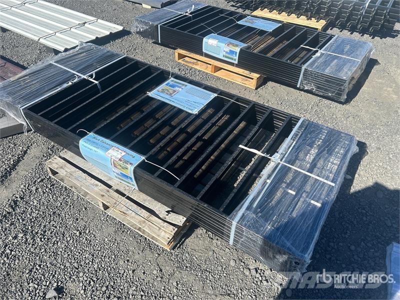 Quantity of (10) 7 ft 10 in x 3 ft 3 in Galvanized Fencing equipment