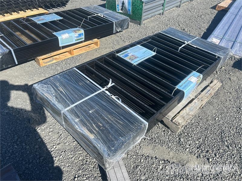 Quantity of (10) 7 ft 10 in x 3 ft 3 in Galvanized Fencing equipment
