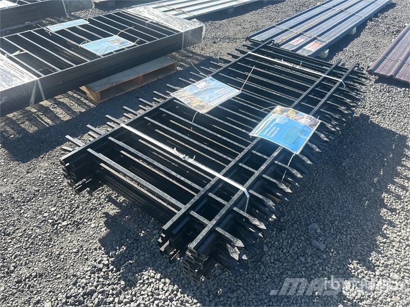 Quantity of (10) 7 ft 10 in x 3 ft 9 in Galvanized Fencing equipment